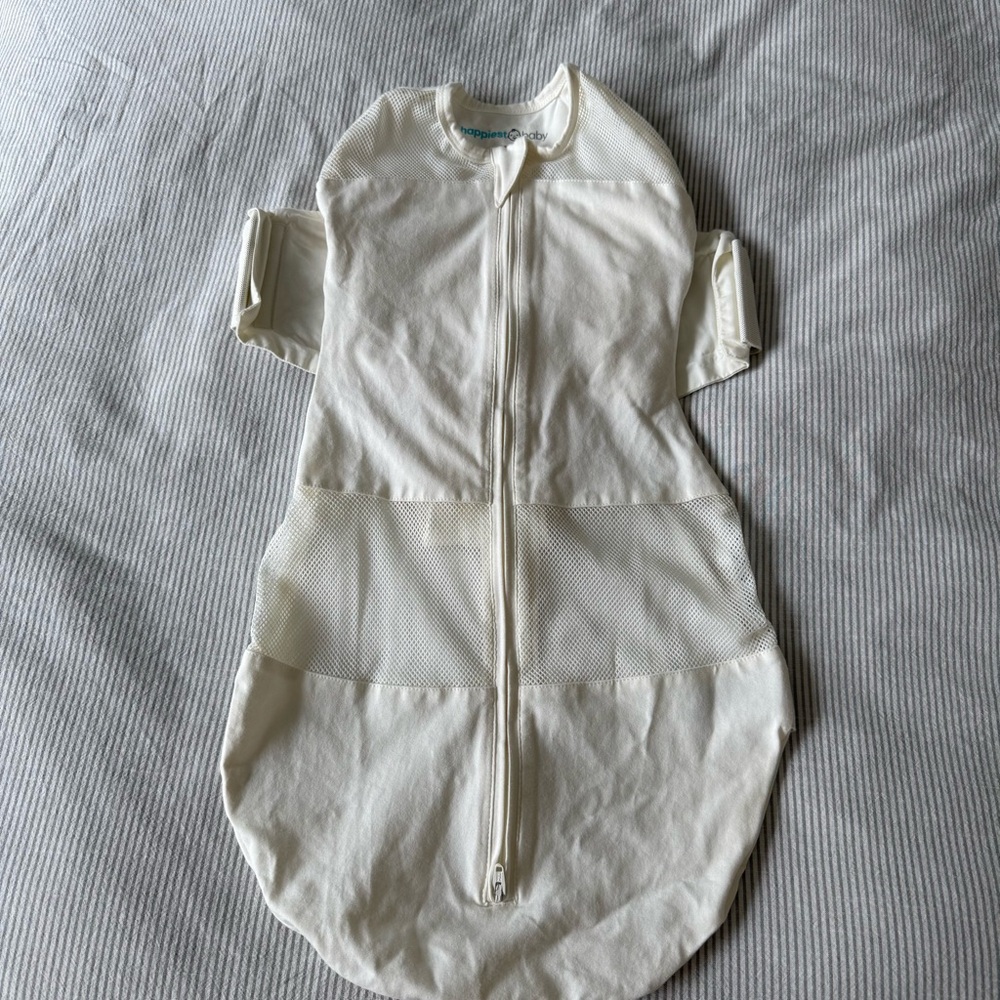 Happiest Baby SNOO Sleep Sack - 100% Organic Cotton Baby Swaddle Blanket M
